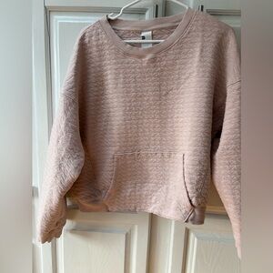 All in Motion Pink Quilted Sweater